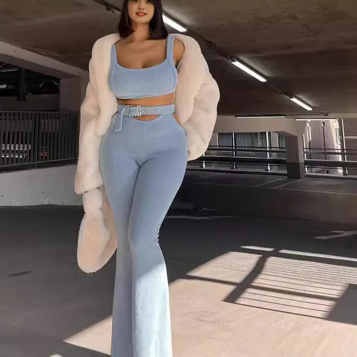 Chic Temptation Two-Piece Set – Elegant Sexy Outfit | Girlie