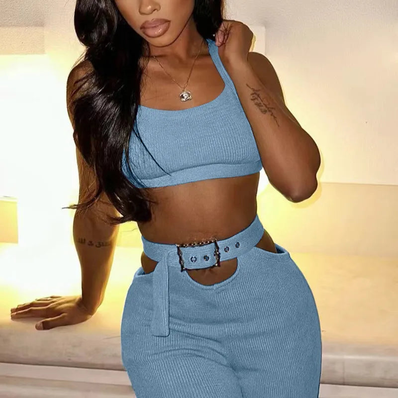 Chic Temptation Two-Piece Set – Elegant Sexy Outfit | Girlie